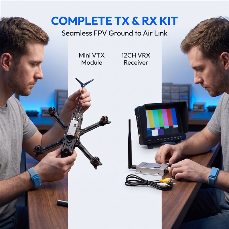 AS96: transmisor y receptor de - Drone Kit Fpv reseña y precio